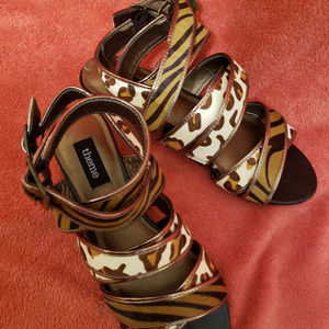 NEW Theme Animal print gladiator Sandal